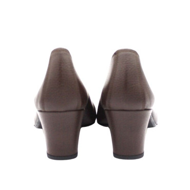 SALÓN SIN FORRO TACÓN MARRÓN